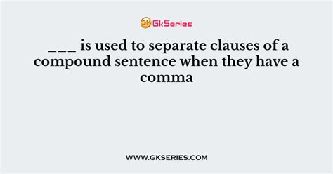 Image result for Compound Sentence Comma Examples