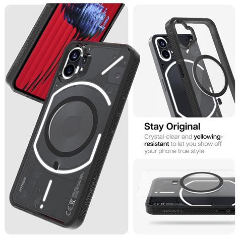 Best Nothing Phone 1 5G Back Cover Case | Mag X - Smoke Black