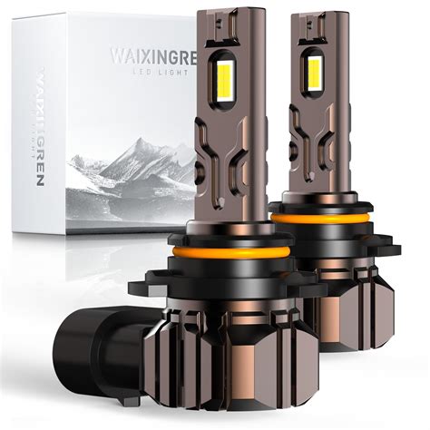 WAIXINGREN HB3 9005 Led Headlight Bulb, 26000LM Super Bright 6500K Cool ...