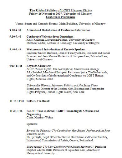 Image result for Conference Program