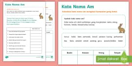 Lembaran Aktiviti Kata Nama Khas