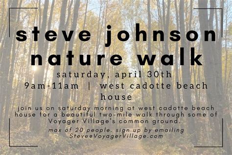 Steve Johnson Nature Walk, Voyager Village, Trego, 30 April