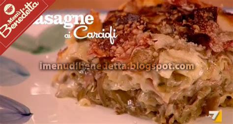 Lasagne ai Carciofi   la ricetta di Benedetta Parodi