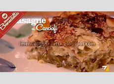 Lasagne ai Carciofi   la ricetta di Benedetta Parodi