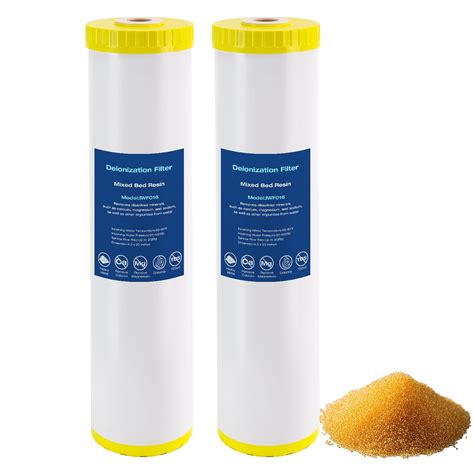 H&G Lifestyles 4.5 x 20 Deionized Water Filter,Water Deionizer for Car ...