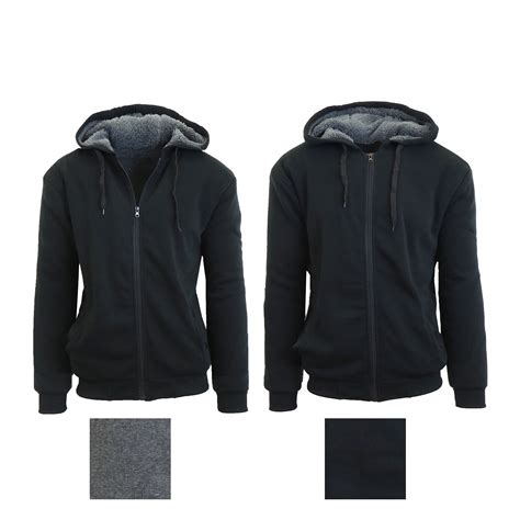 Mens Sherpa Lined Hoodie - Walmart.com