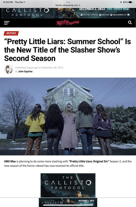 I’m so excited for the season 2 of pretty little liars original sin ...