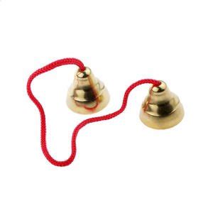 1 Pair Small Bronze Peng Ling Bells Children Musical Percussion ...