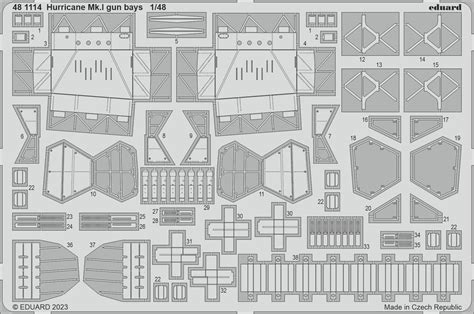 Hurricane Mk.I gun bays 1/48 - Eduard Store