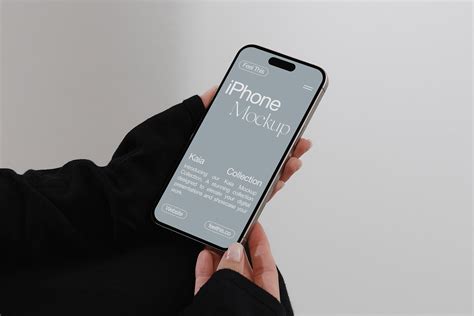 iPhone 16 Pro in Woman Hands Mockup for Photoshop PSD :: Behance