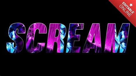 Image result for Scream Sound Text