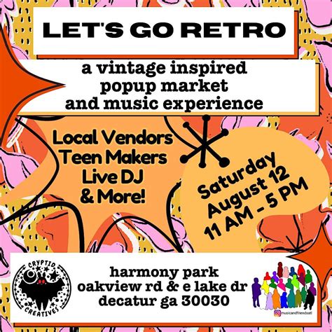 Lets Go Retro: A Vintage Inspired Pop-Up Market & Music Experience ...