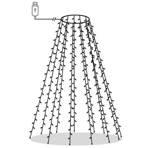 6.8ft LED Christmas Tree Net Lights | Michaels