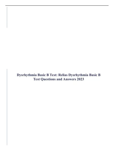 Basic Dysrhythmia Practice Test 的图像结果