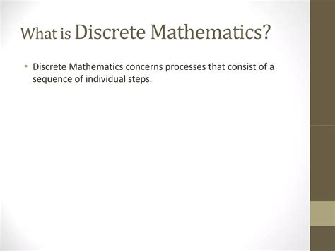 Intro to Discrete Mathematics | PDF