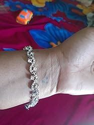 Yellow Chimes Bracelet for Women and Girls Fashion Black Crystal ...