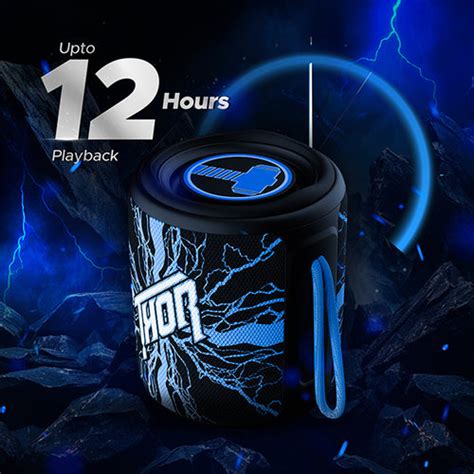 boAt Stone 350 Thor Edition - Portable Bluetooth Speaker with 12 Hours ...