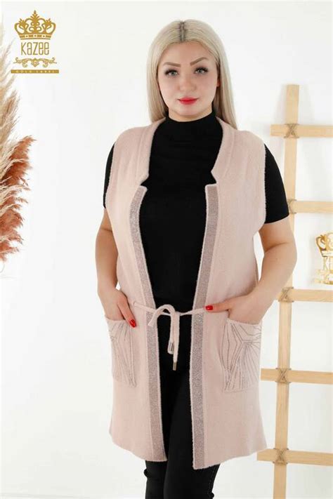 Venta al por mayor Chaleco Mujer - Bordado Piedra - Hilo Atado - Polvo ...