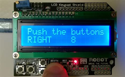Image result for LCD Keypad Shield Tutorial