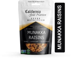 California Gold Nutrition CGN Munakka Raisin (Abjosh) (Pro)270 Raisins ...