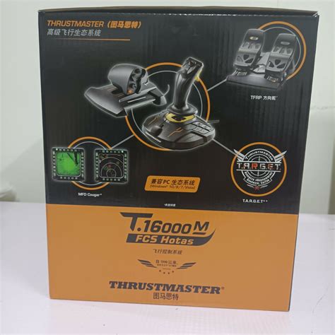 Thrustmaster T16000M twcs FCS Hotas Flight Stick throttle bundle dcs wt ...