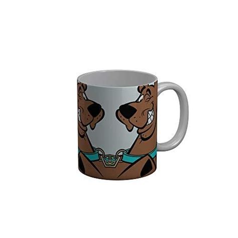 FunkyDecors Scooby Doo Cartoon Ceramic Mug, 350 ML, Multicolor