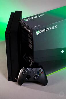 xbox one console box the xbox one x looks unremarkable except for its size xbox one console box the xbox one x looks unremarkable except for its size