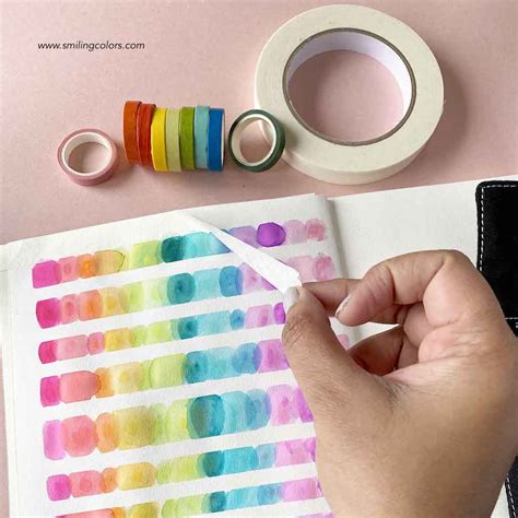Best Masking Tapes For Artists To Use - Smiling Colors