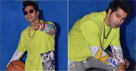 Varun Dhawan Wearing A Red Shoe On One Foot & Blue On The Other Is ...
