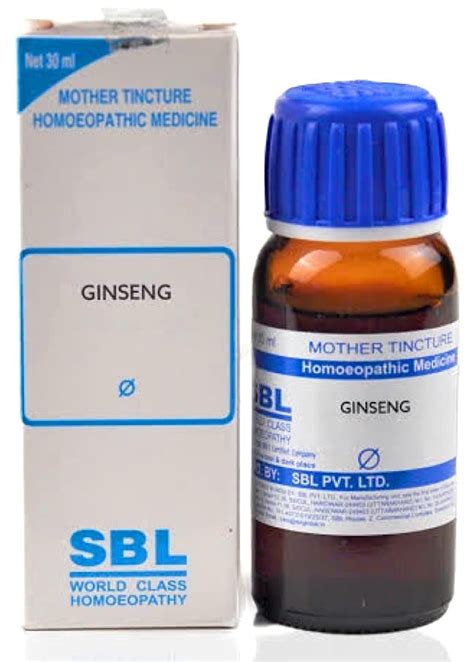 SBL's Ginseng Mother Tincture Q - 30 ML |Pack Of 1| : Amazon.in: Health ...