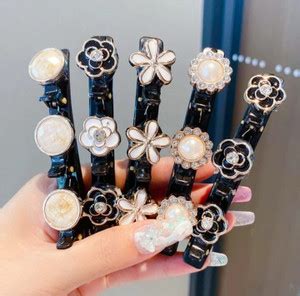 Today Fashion 4Pcs Hair Braid Sectioning Clamps Sparkling Hair Clip ...