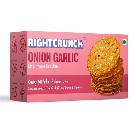 RIGHTCRUNCH Healthy Snacks for Chai-time, Gluten-free & Baked, Only ...