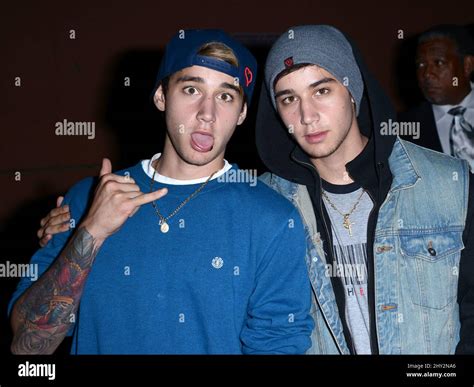 Luke Brooks, Jai Brooks of the Janoskians attending the Assassin's ...