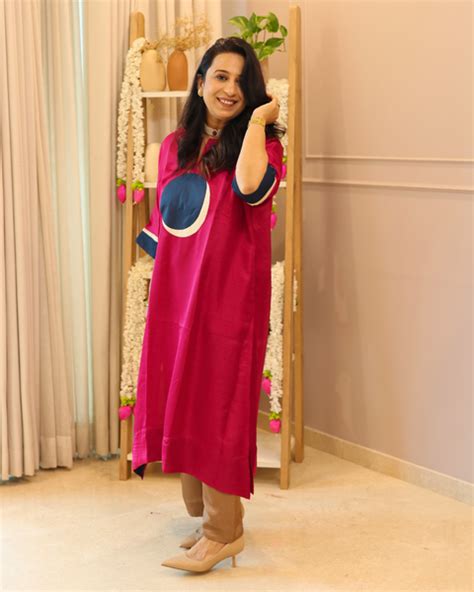 Vira Set- Dark Pink and Green | The Kaatn Trail