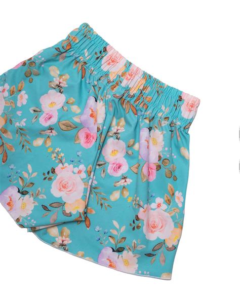 Girls Board Shorts with Tie – Olga Valentine Swimwear