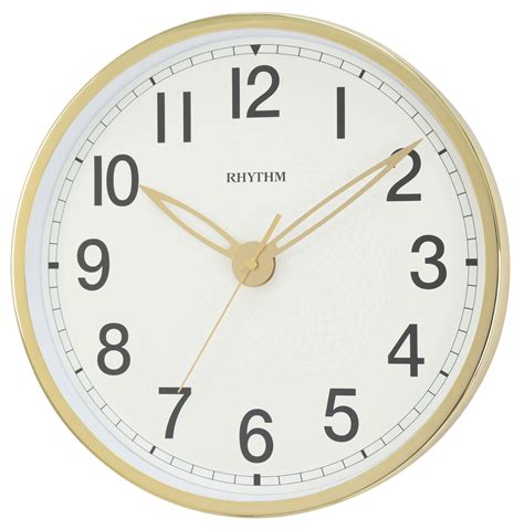 CMG607NR65 Shiny Gold Case Clock – Rhythm Clocks