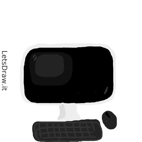 Image result for How to Draw a Computer Monitor Hard