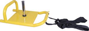 KOBO Fitness Low Bar Push Pull Drag Sled with Harness Jacket ...