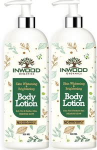 INWOOD ORGANICS Skin Whitening and Brightening Hand & Body lotion ...
