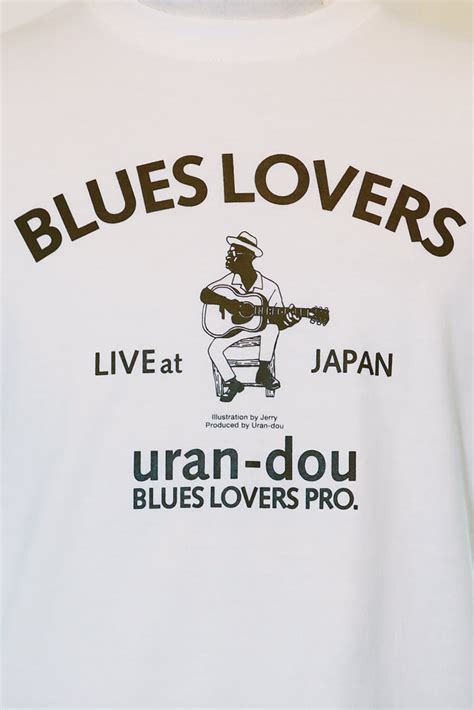 Blues Lovers T-shirt / Country Blues Typo シリーズ／CBT#03 | uran-dou store