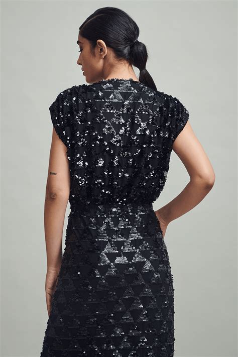 dash and dot - Black Sequin Dress Online