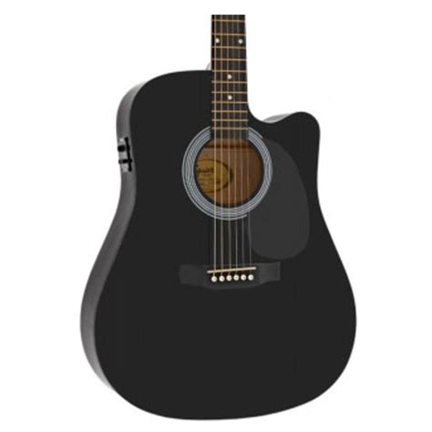 Buy Fender Squier SA-105CE Cutaway Electro Acoustic Guitar Online | Bajaao