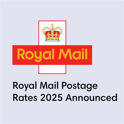 Royal Mail Stamp Postage Rates 2025 October Price Update Effective From Today!