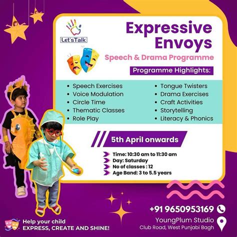 Let's Talk : Speech & Drama Programme in Punjabi Bagh