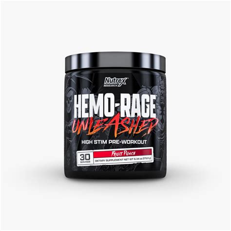 Nutrex Research Hemo-Rage Extreme High Stim Pre Workout – Supplemart