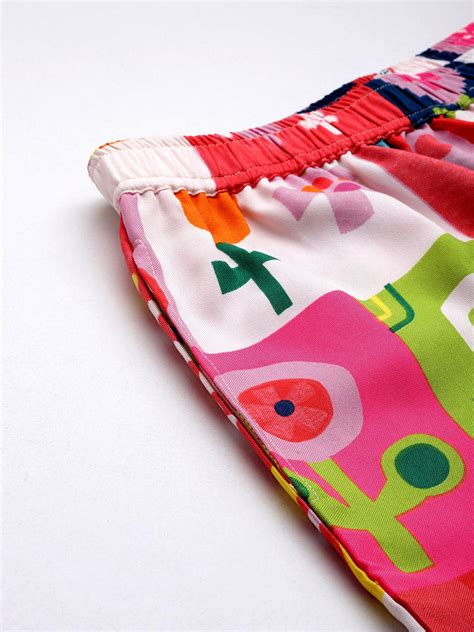 Kurta Shorts nightwear Set in multi color Print – Mabish Store