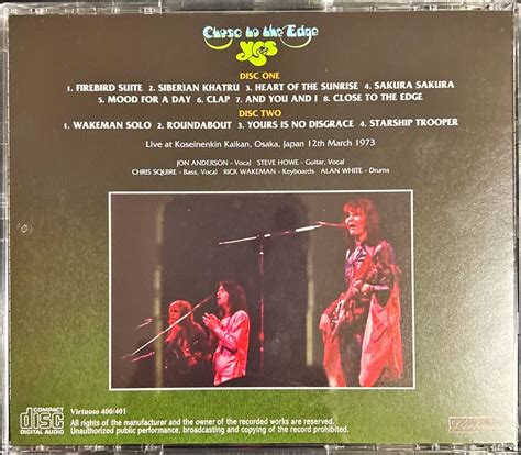 ブートレグ YES イエス / Definitive Osaka 1973(YES)｜売買されたオークション情報、yahooの商品情報をアーカイブ公開 - オークファン（aucfan.com）