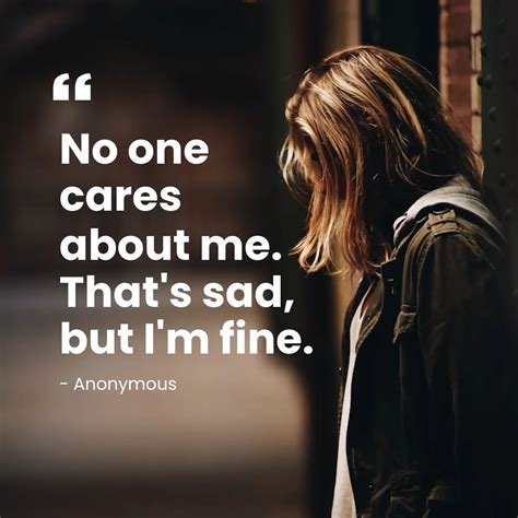 No One Cared Quotes Literally No One Cares | Premium Vector