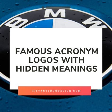 10 Famous Logos With Hidden Meanings That We Never Really