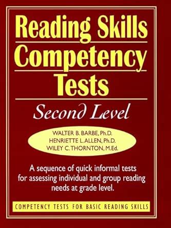 Reading Skills Competency Tests: Second Level: Second Grade Readings ...